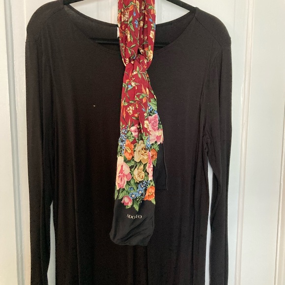 Adolfo Floral Scarf - Picture 1 of 5